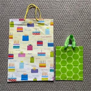 Bundle of 2 Gift Bags, Perfect For Birthday & Celebrations